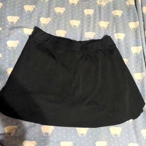 4/$20 Women's Shein Black swim Mini Athletic Gym Skirt Skort Size Large